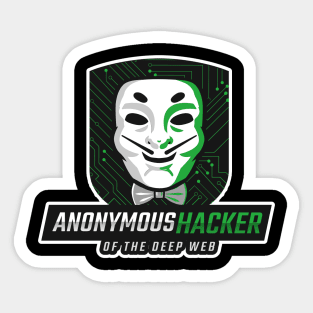 Anonymous Hacker of the Deep Web Sticker